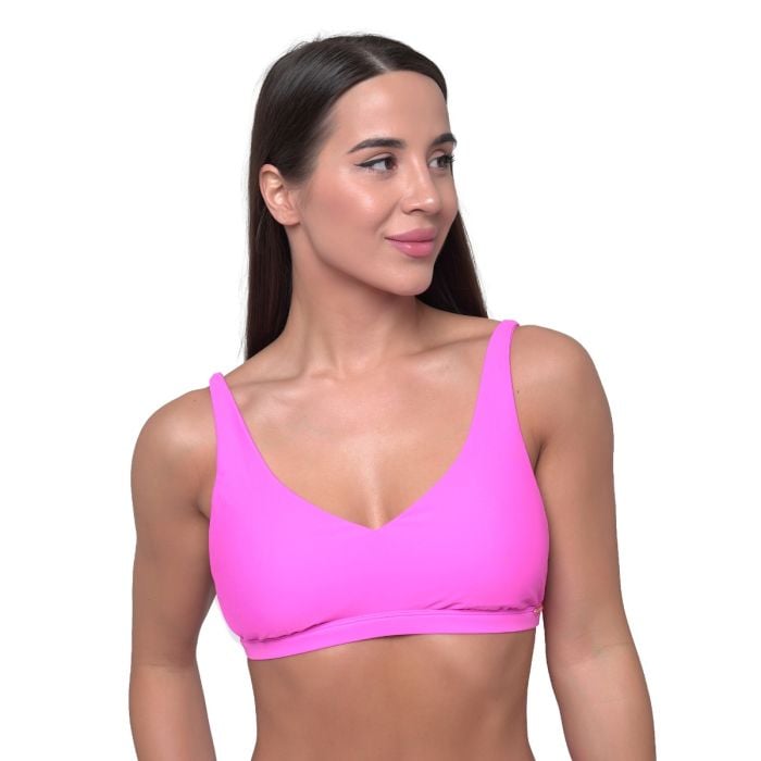 Women‘s Sports Bikini Top Pink - GymBeam XL