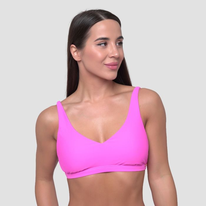Women‘s Sports Bikini Top Pink - GymBeam XL