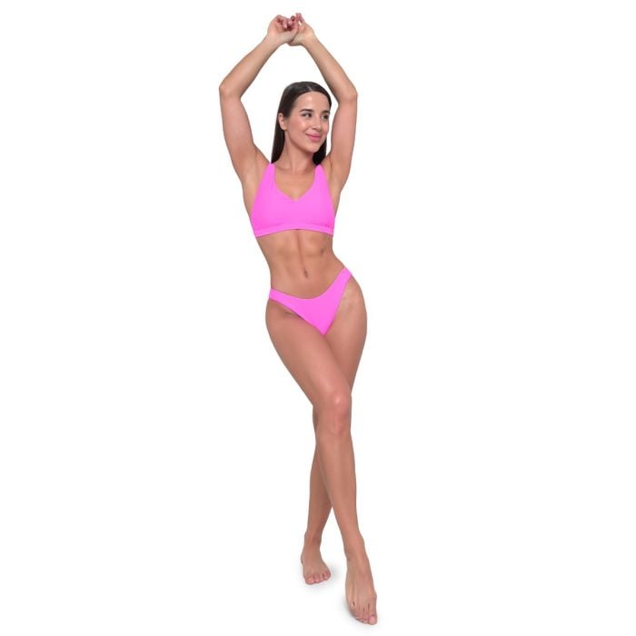 Women‘s Sports Bikini Top Pink - GymBeam XL