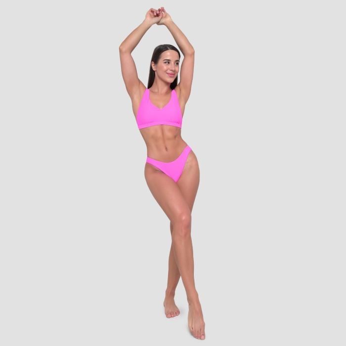 Women‘s Sports Bikini Top Pink - GymBeam XL