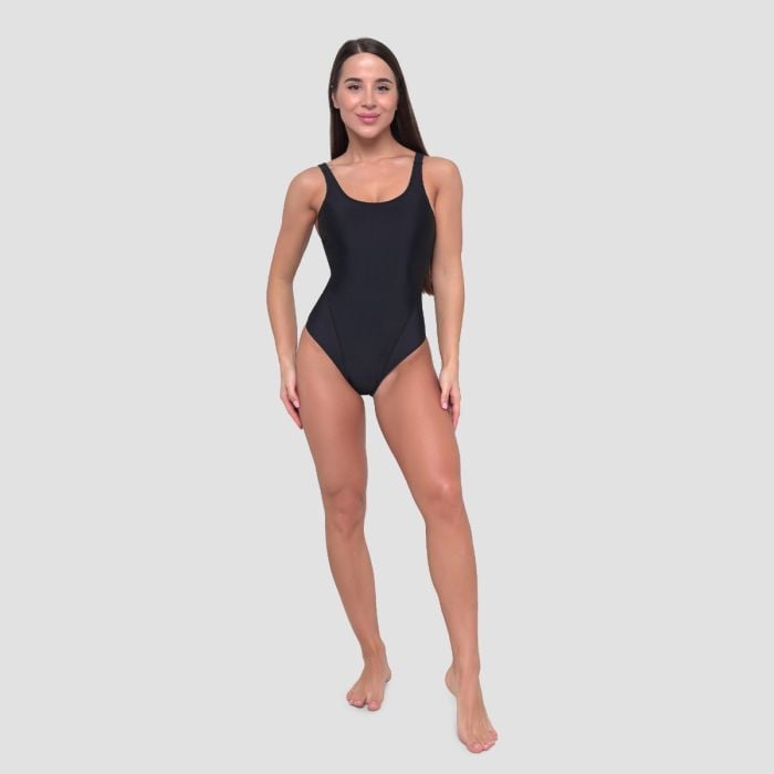 Women‘s Sports Swimsuit Black - GymBeam XL