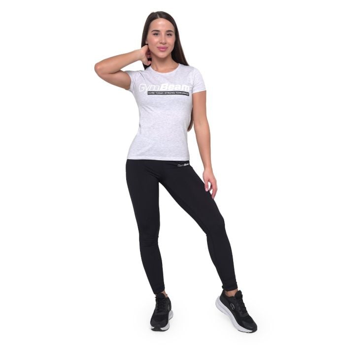 Women‘s Strong Tomorrow T-Shirt Grey - GymBeam XXL