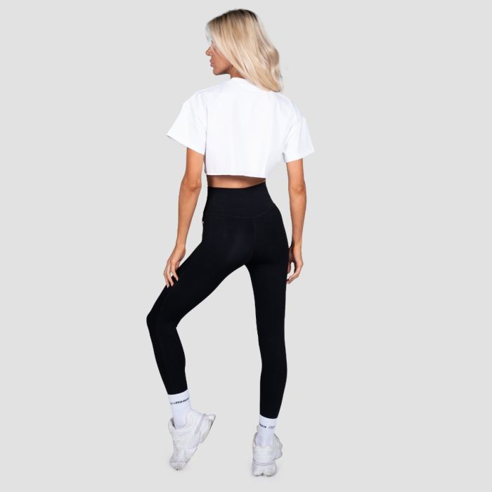 Women‘s Thrive Cropped T-shirt White - GymBeam L