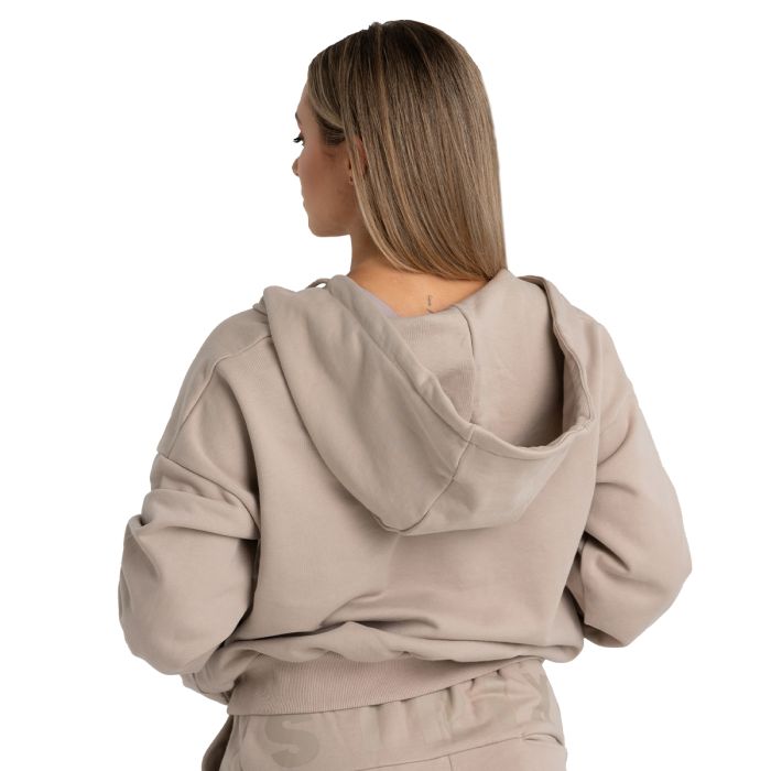 Women‘s Zip Hoodie Taupe - STRIX XS