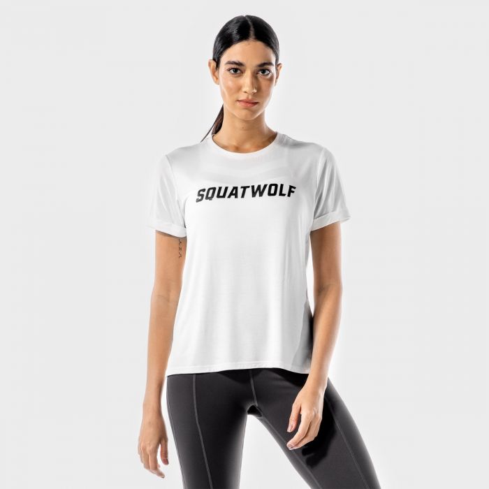 Women‘s T-shirt Iconic White - SQUATWOLF