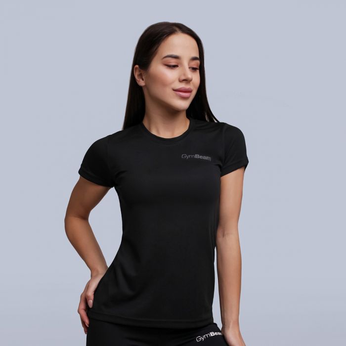 Women's T-shirt TRN Black - GymBeam