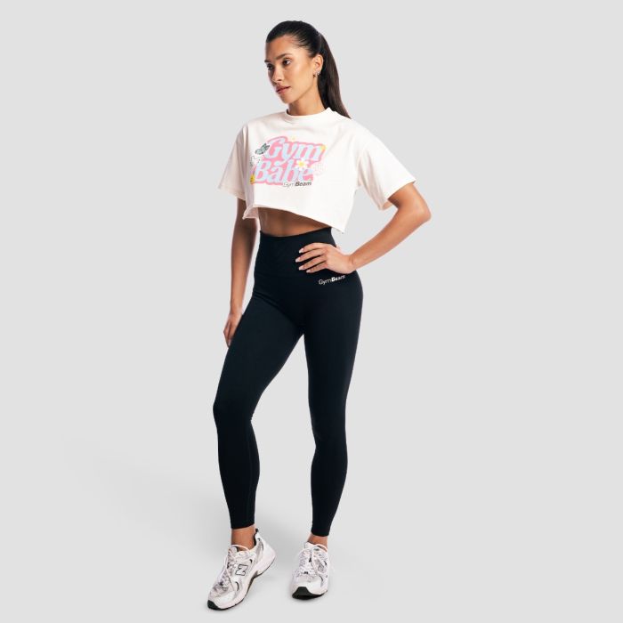 Women‘s GymBabe Shirt Cream - GymBeam M