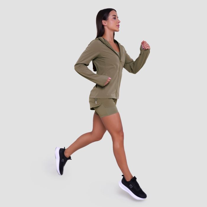 Women‘s Pulse Running Jacket Vetiver - GymBeam XXL