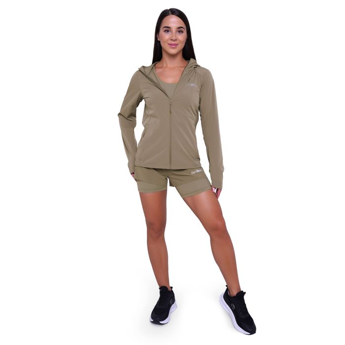Women‘s Pulse Running Jacket Vetiver - GymBeam XXL