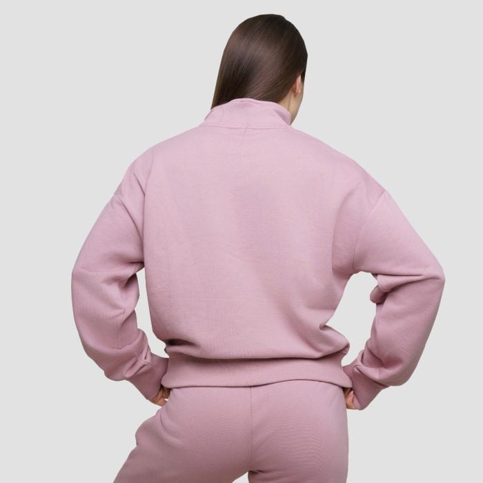 Women‘s Agile 1/2 Zip Jumper Woodrose - GymBeam XL