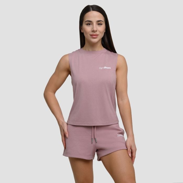Women‘s Agile Sweatshorts Woodrose - GymBeam XXL
