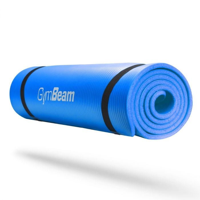 Yoga Mat Exercise Pad Blue - GymBeam