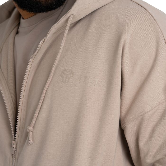 Zip Hoodie Taupe - STRIX XL