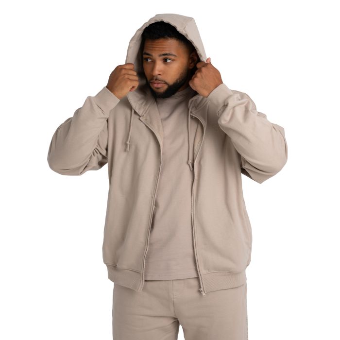 Zip Hoodie Taupe - STRIX XL
