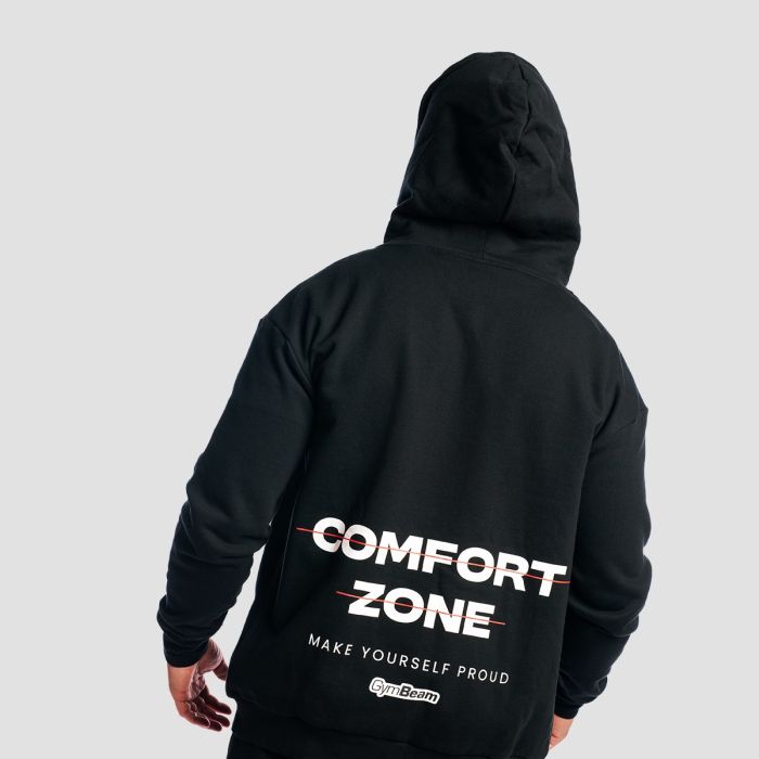 Zone Zip Up Hoodie Black - GymBeam M
