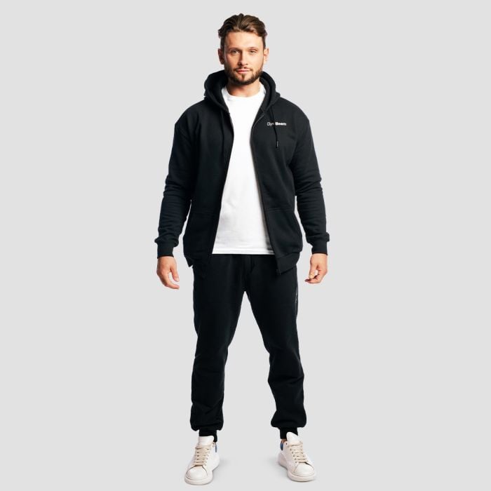 Zone Zip Up Hoodie Black - GymBeam M