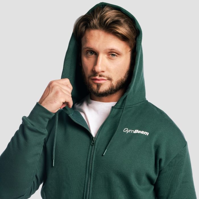 Zone Zip Up Hoodie Forest - GymBeam M