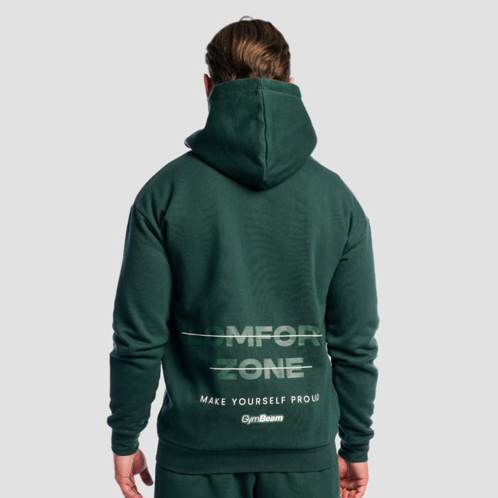 Zone Zip Up Hoodie Forest - GymBeam M