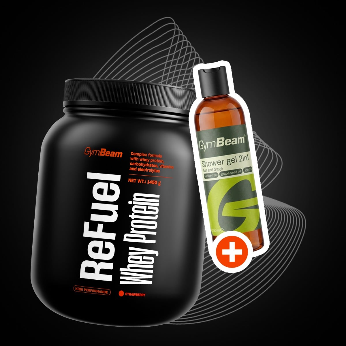 ReFuel Whey Protein - GymBeam + gift