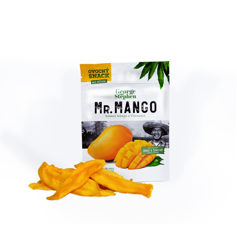 Mr. Mango is dried pieces of mango from Vietnam, which stands out in the co...
