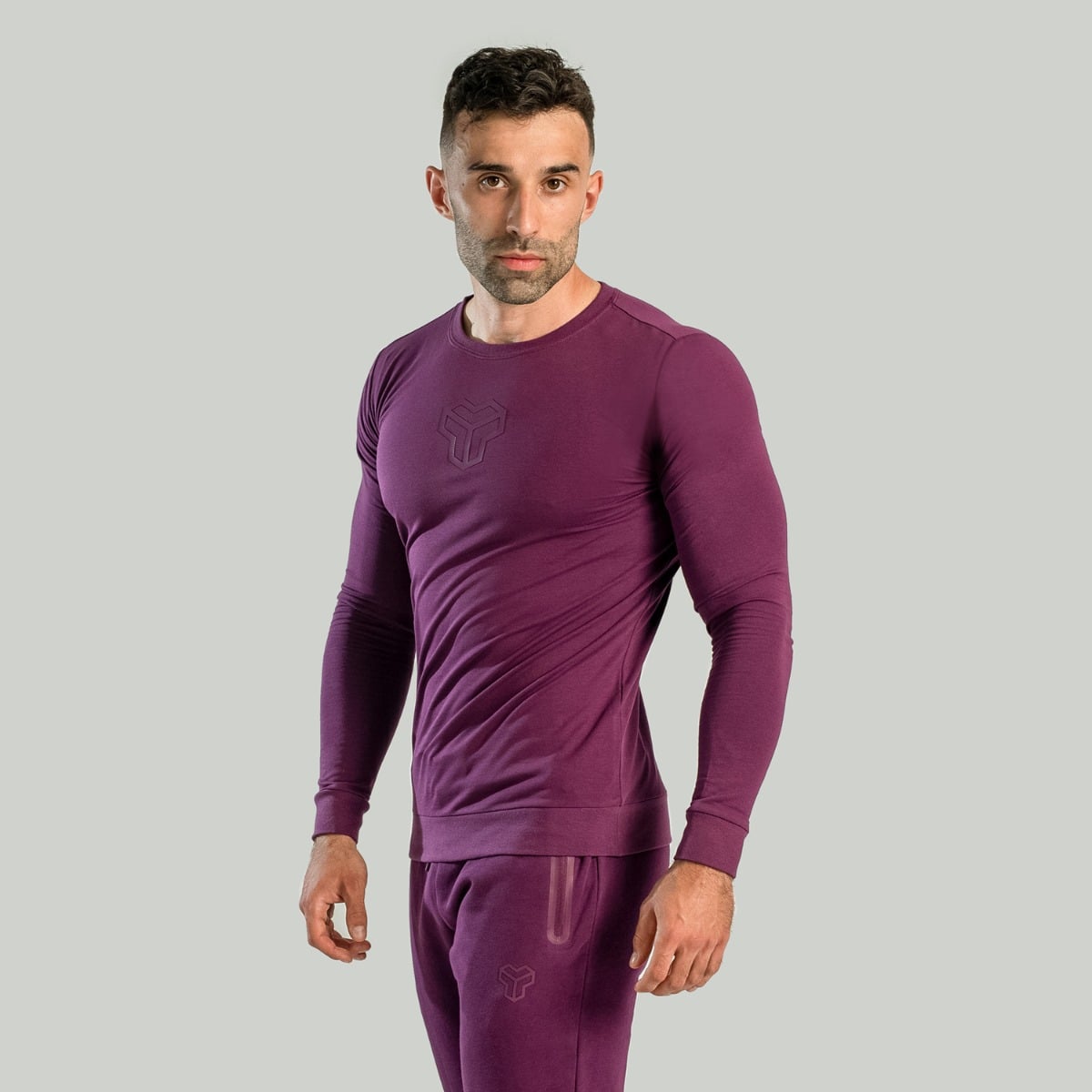 Essential Long Sleeve T-Shirt Plum - STRIX