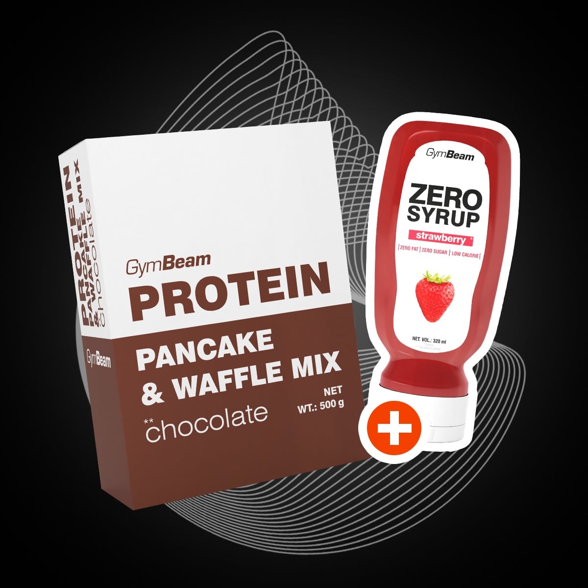 Protein Pancake & Waffle Mix 500 g - GymBeam + gift