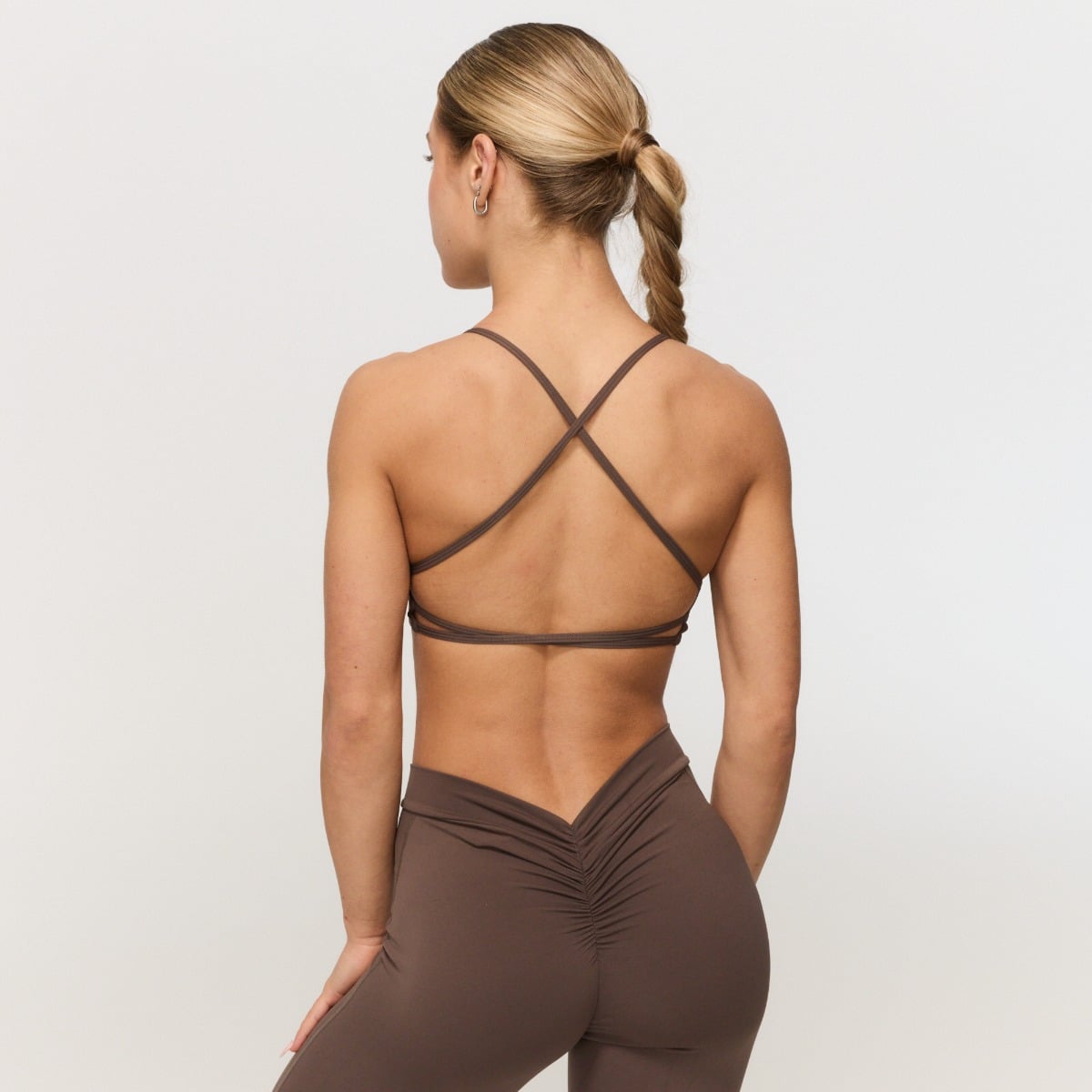 Fierce Sports Bra Cappuccino - GymBeam