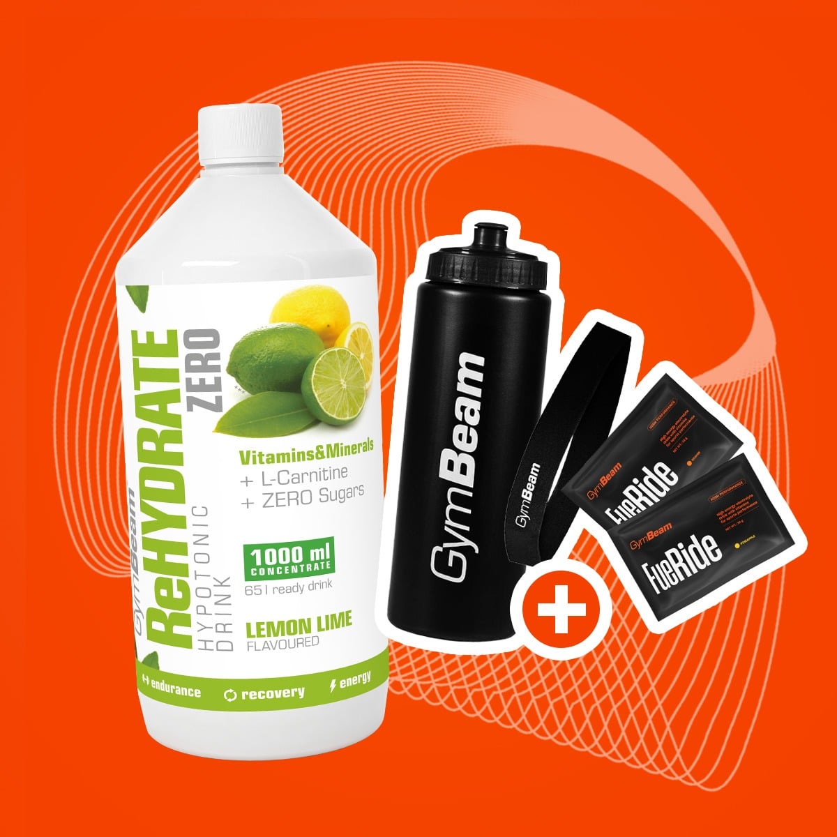 Ionic drink ReHydrate - GymBeam + gifts