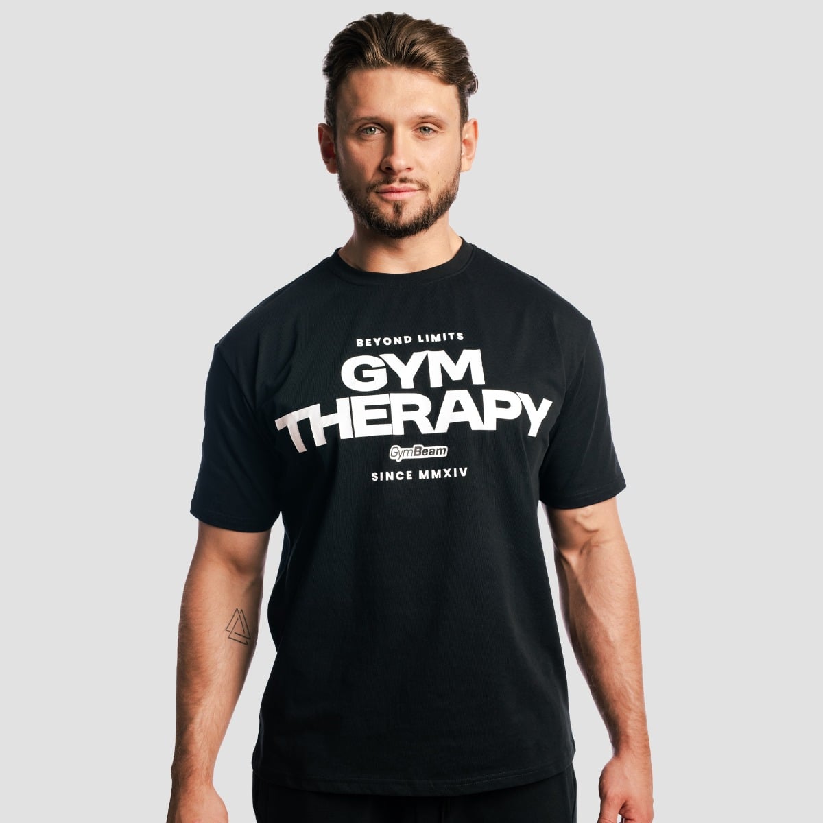 Gym Therapy T-Shirt Black - GymBeam