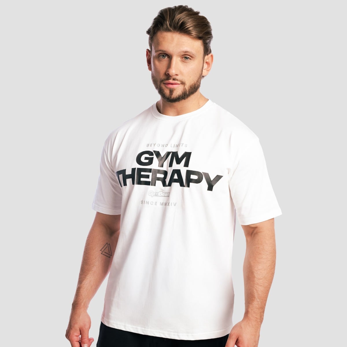 Gym Therapy T-shirt White - GymBeam