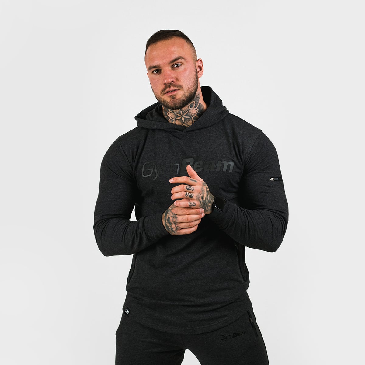 Men’s Urban Hoodie Grey - GymBeam
