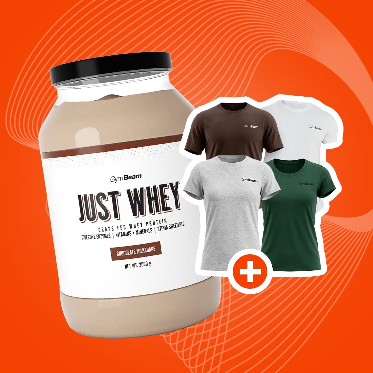Just Whey Grass-Fed Protein – GymBeam + gift