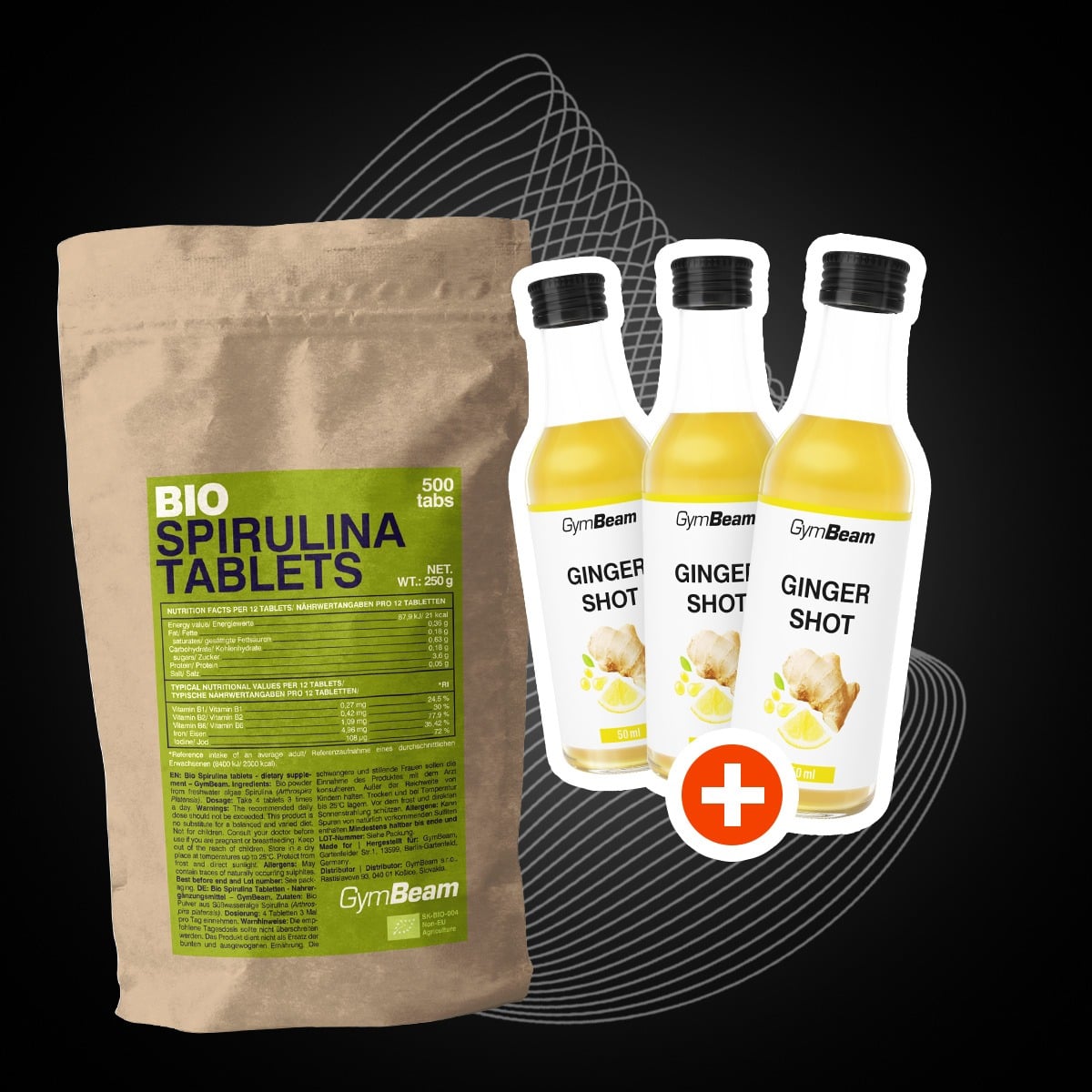 BIO Spirulina - GymBeam + gifts