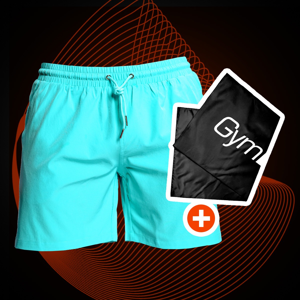 Men‘s Swim Shorts Lagoon - GymBeam + gift