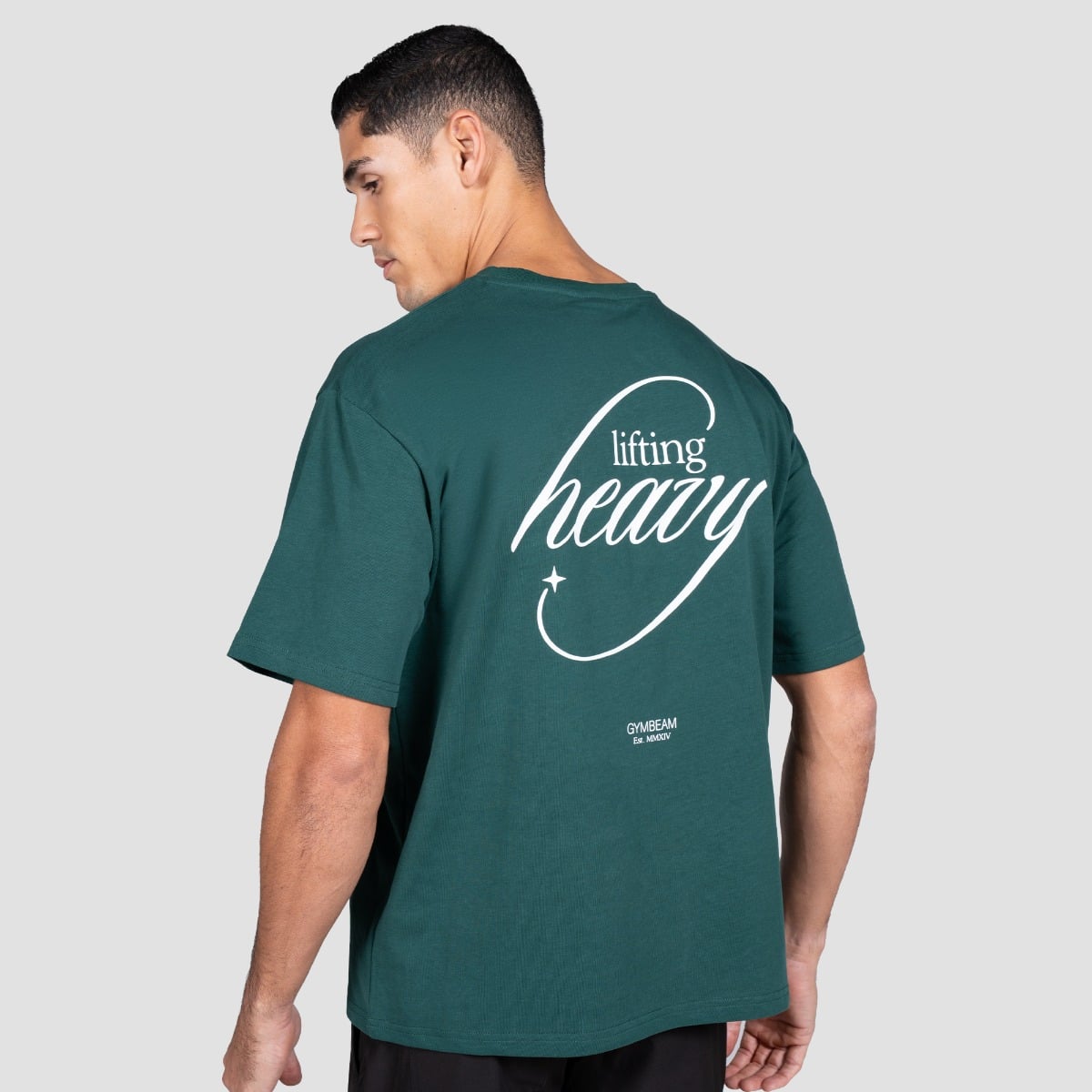 Lifting Heavy T-shirt Forest - GymBeam