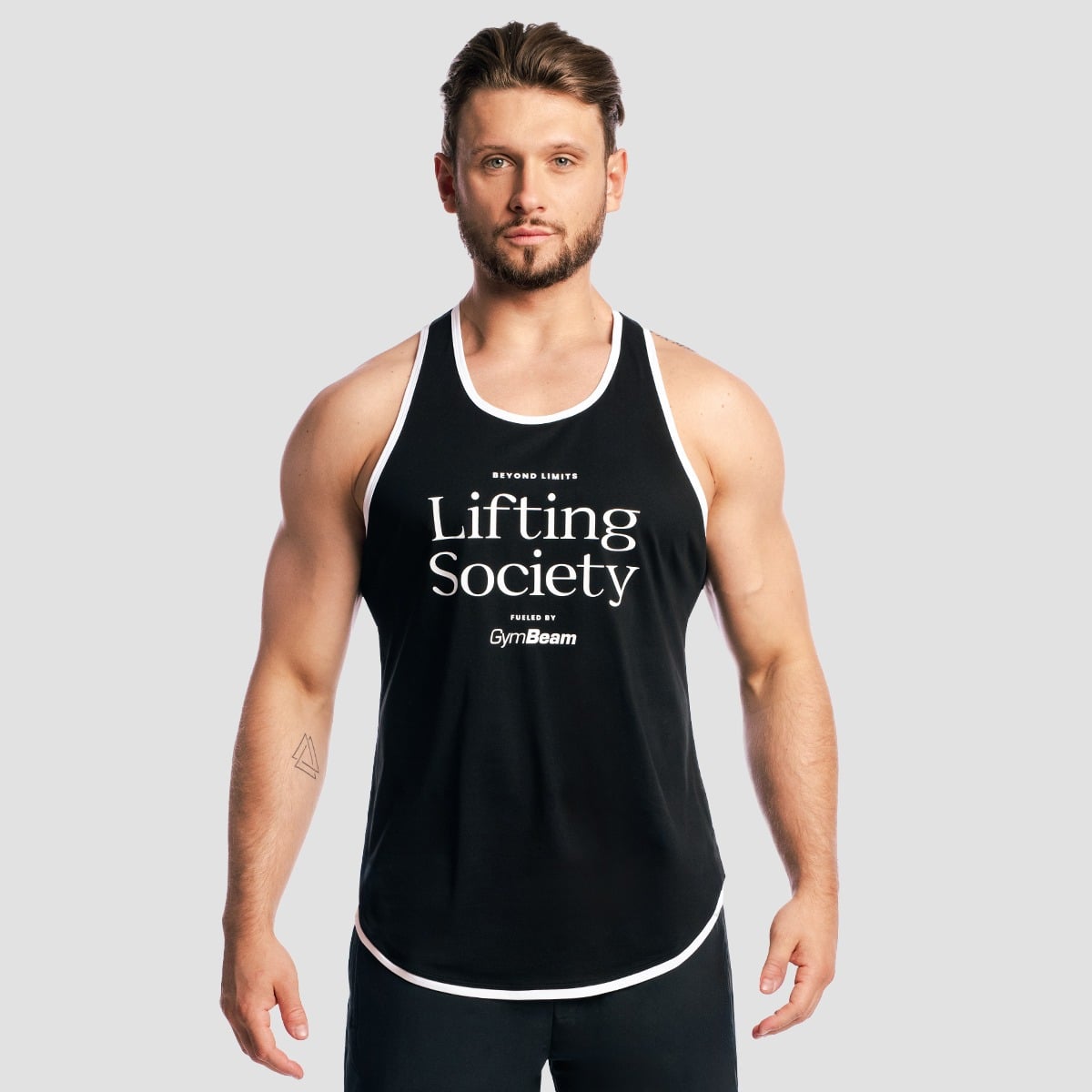 Lifting Society Stringer Black - GymBeam