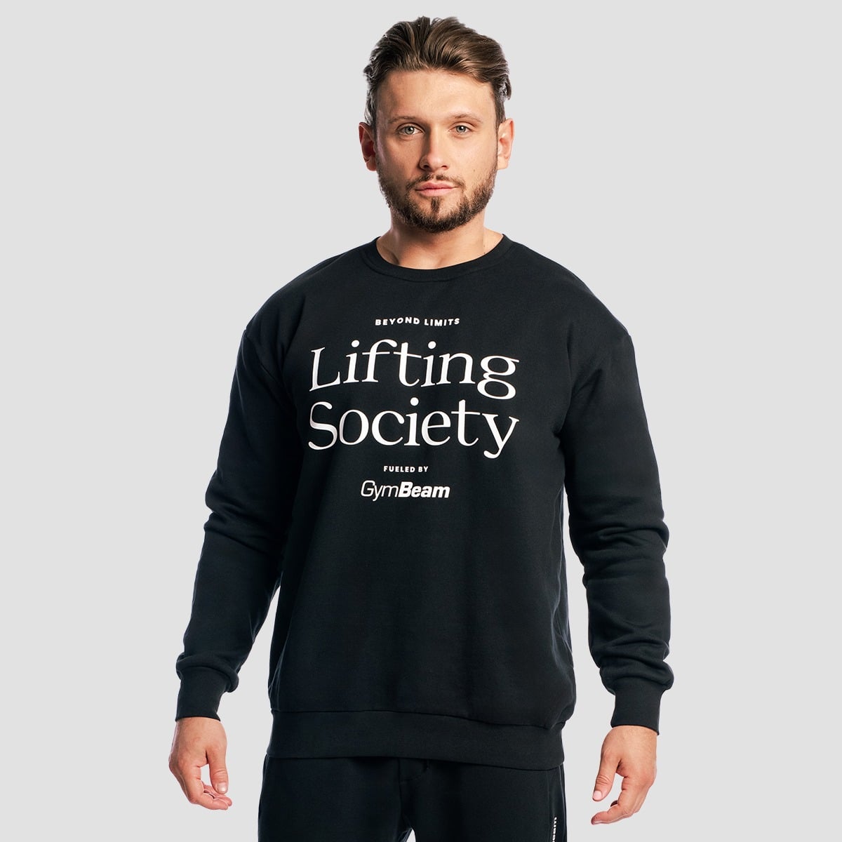 Lifting Society Sweatshirt Black - GymBeam