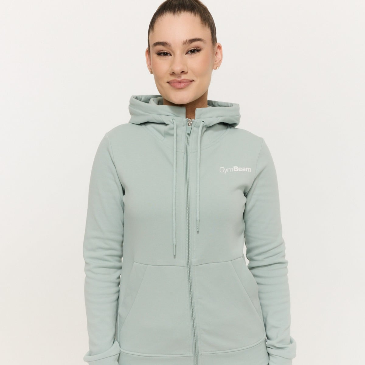 Women‘s Limitless Zip Up Hoodie Eucalypt - GymBeam