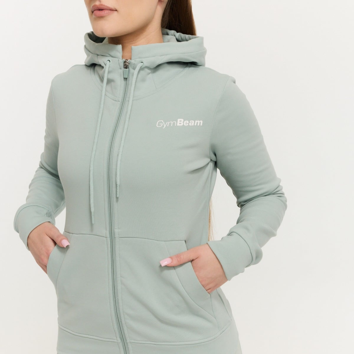 Women‘s Limitless Zip Up Hoodie Eucalypt - GymBeam
