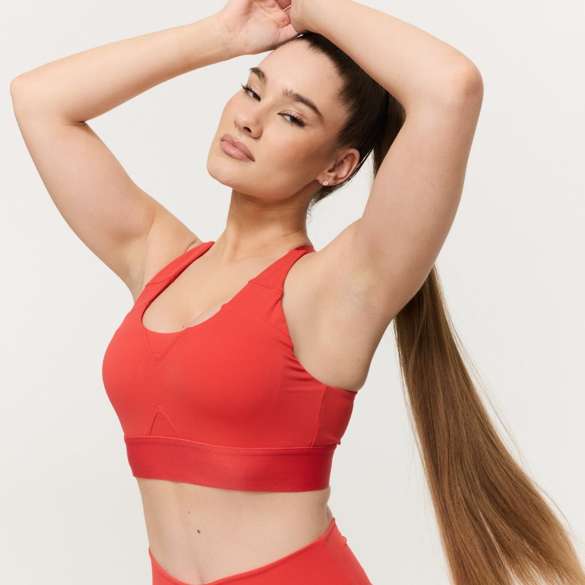 Limitless Sports Bra Hot Red - GymBeam