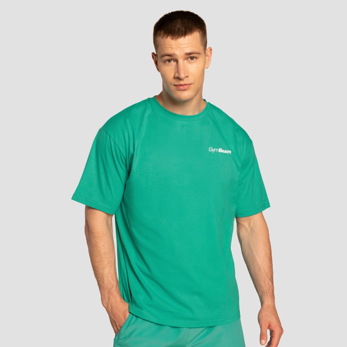 Oversized Limitless T-shirt Lagoon - GymBeam