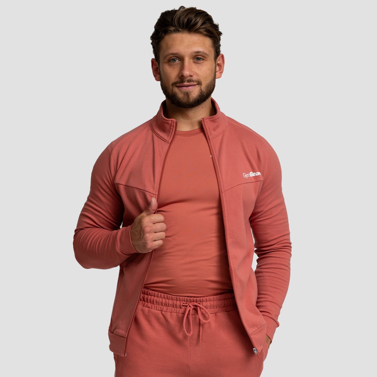 Limitless Zipper Sweatshirt Cinnamon - GymBeam