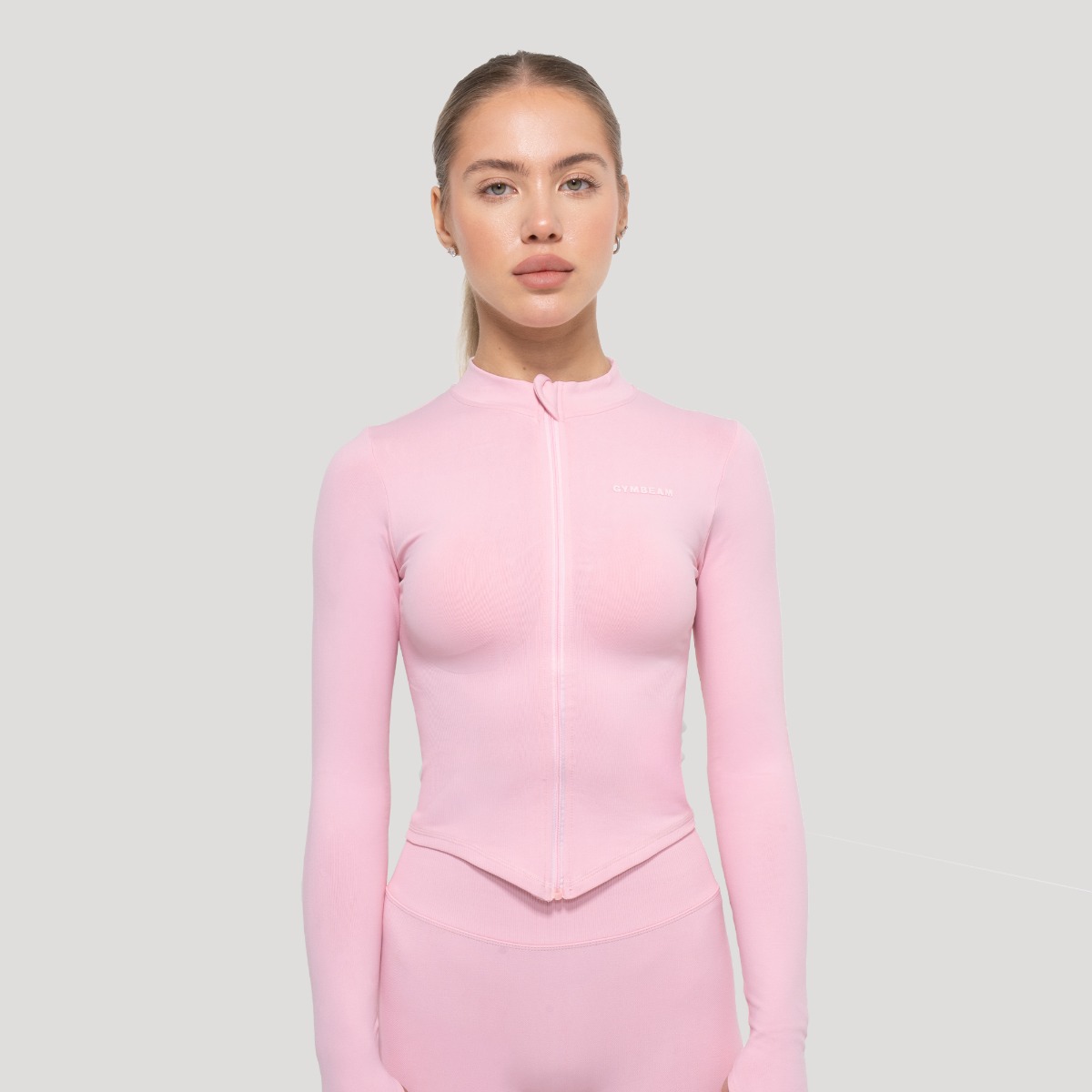 Women‘s Luma Sports Top Baby Pink - GymBeam