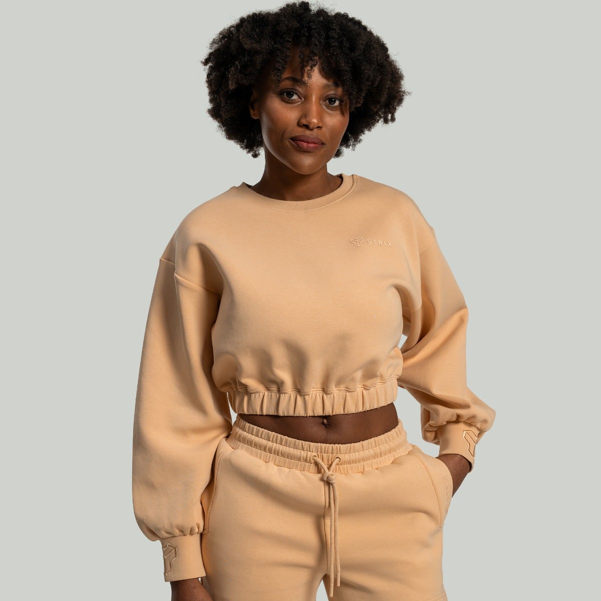 Women‘s Lunar Cropped Jumper Sandshell - STRIX