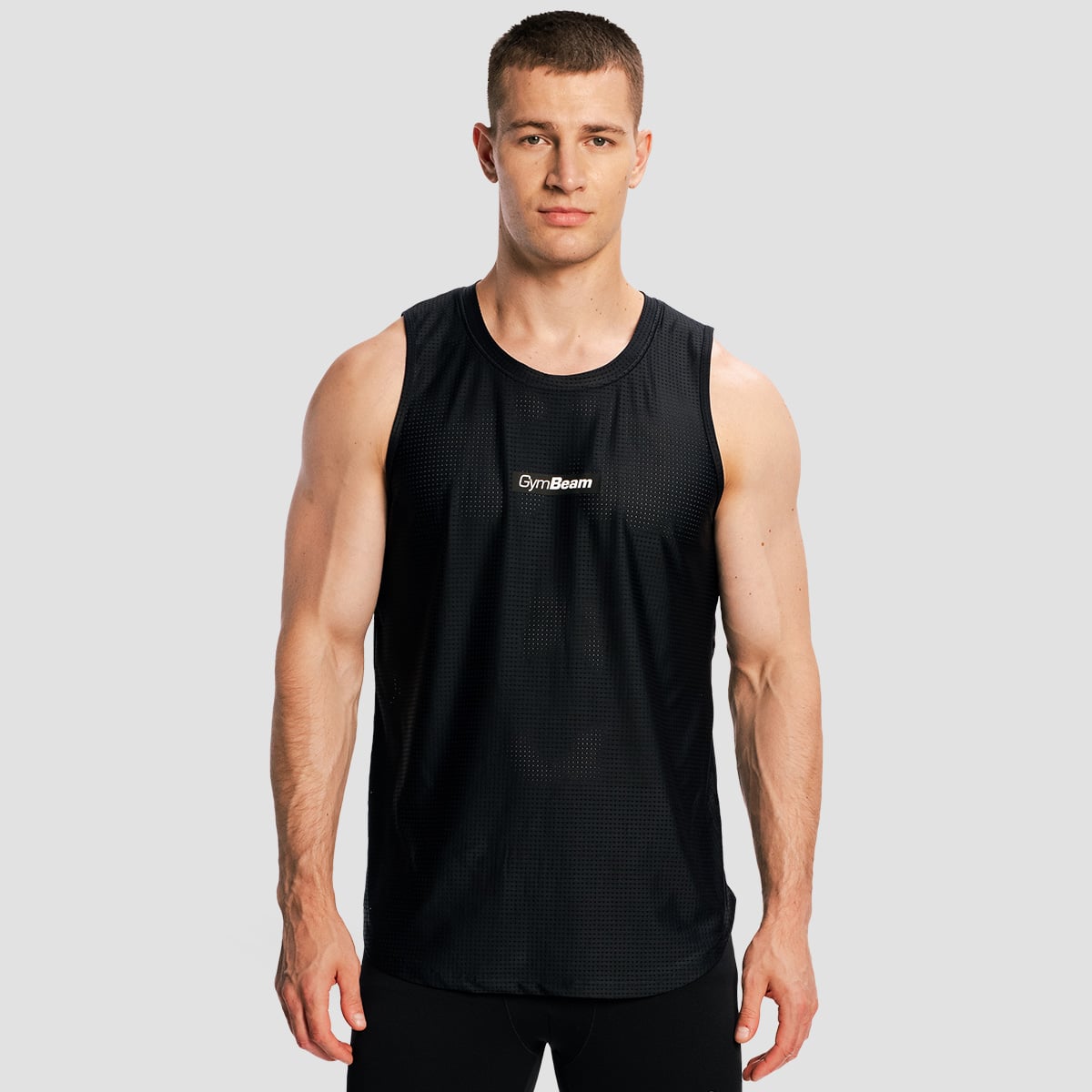 Men‘s Combat Tank Top Black - GymBeam