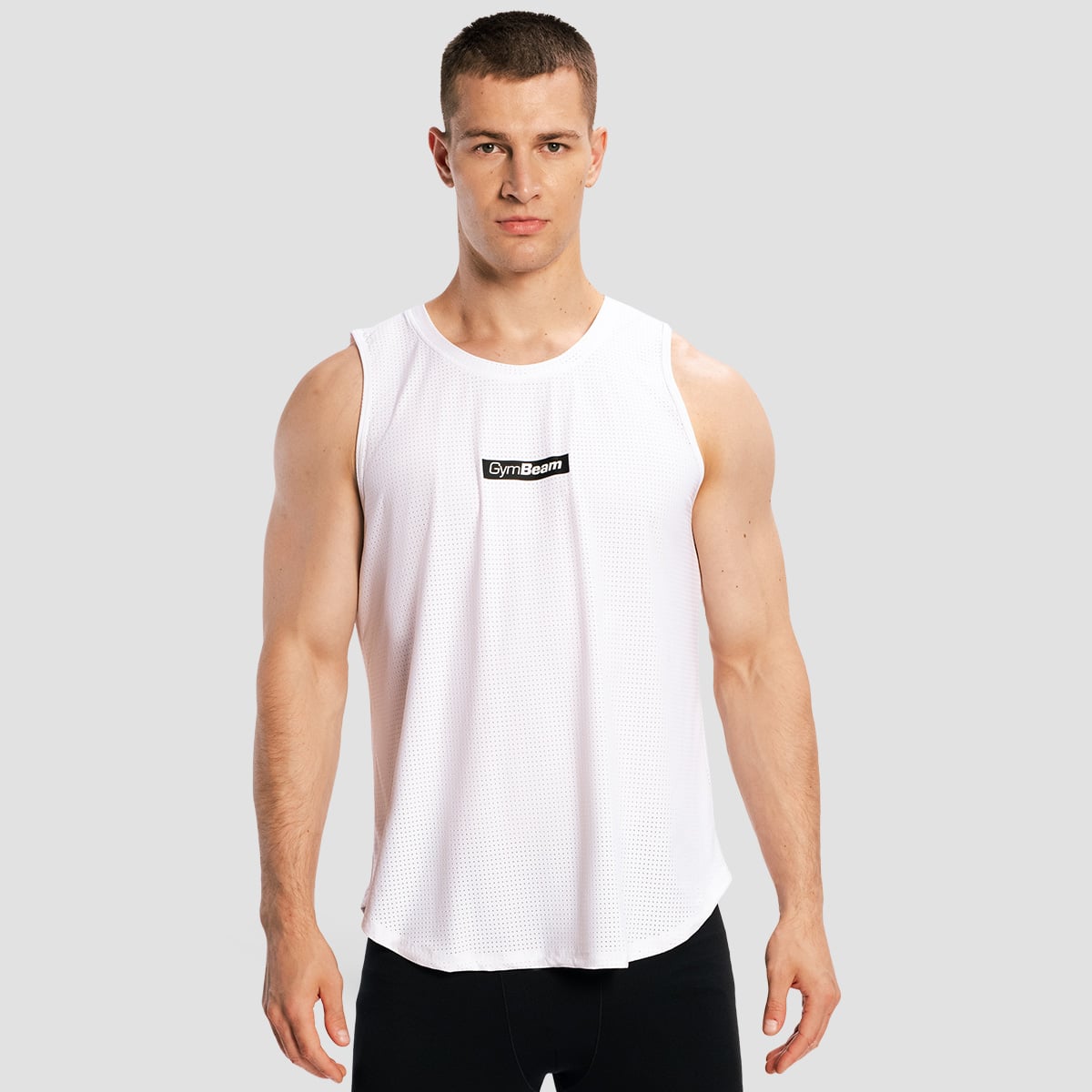 Men‘s Combat Tank Top White - GymBeam