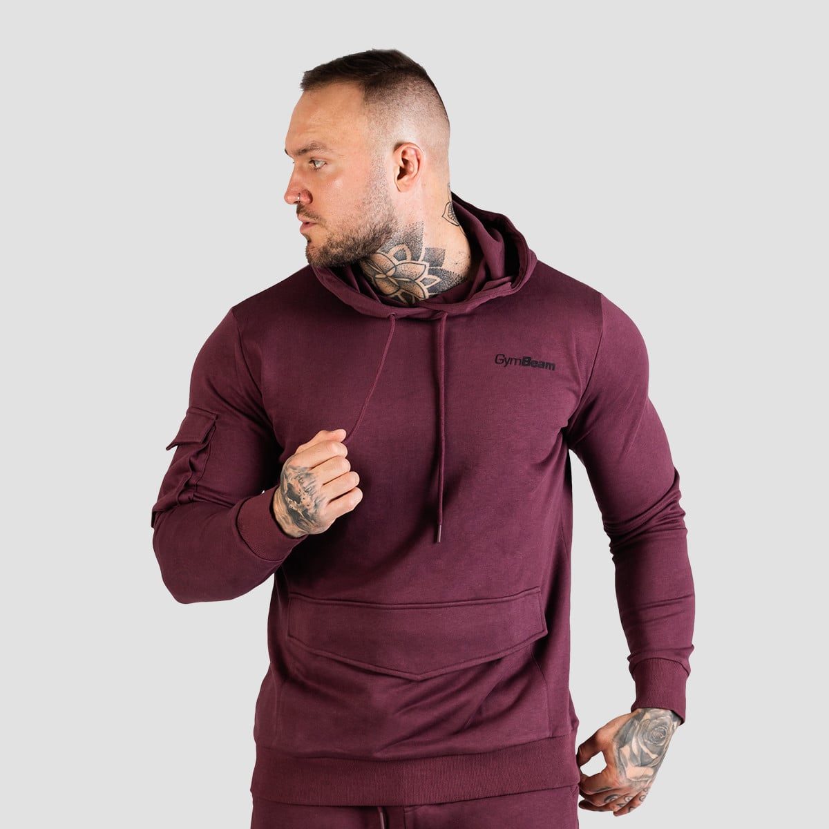 TRN Hoodie Eggplant - GymBeam