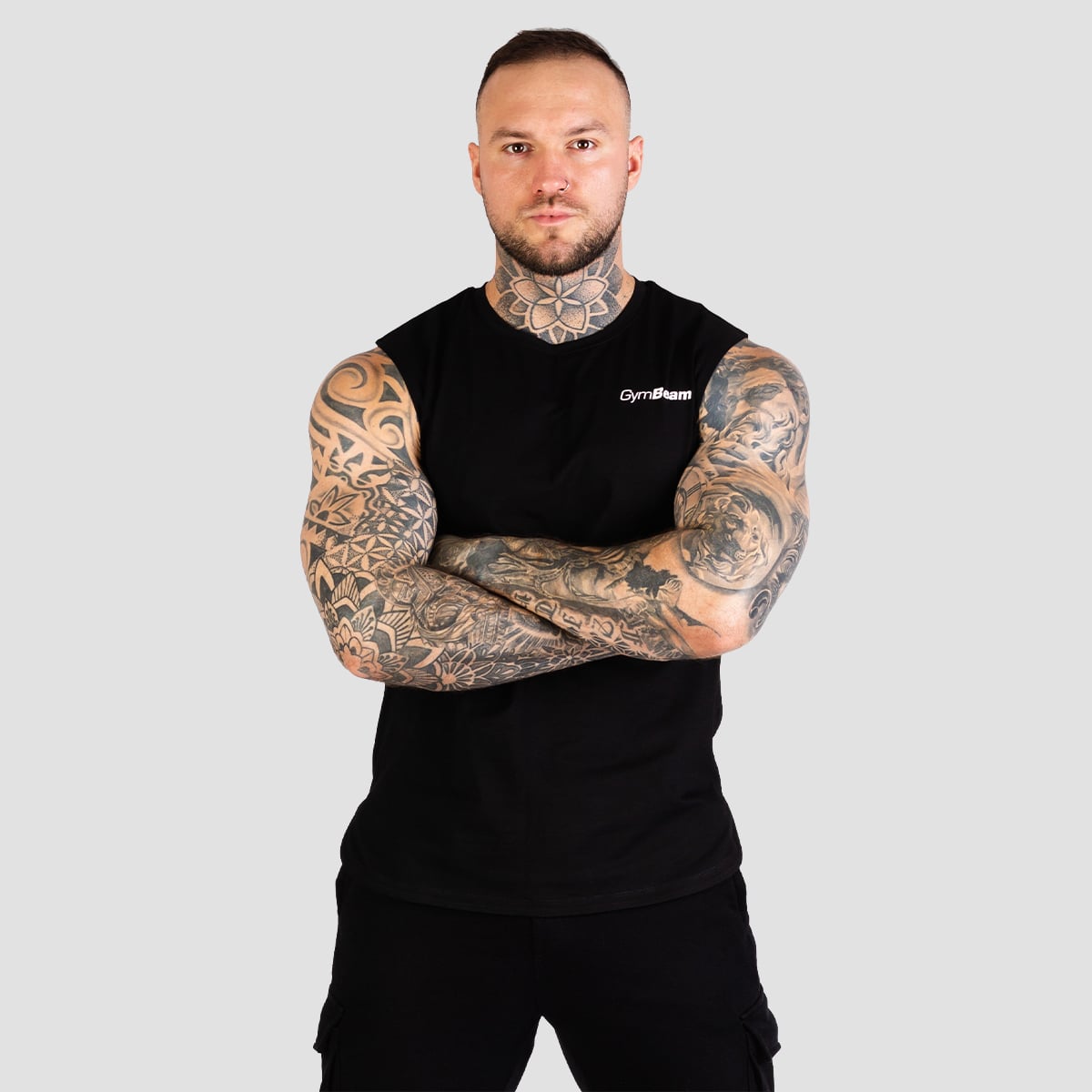 TRN Tank Top Black - GymBeam