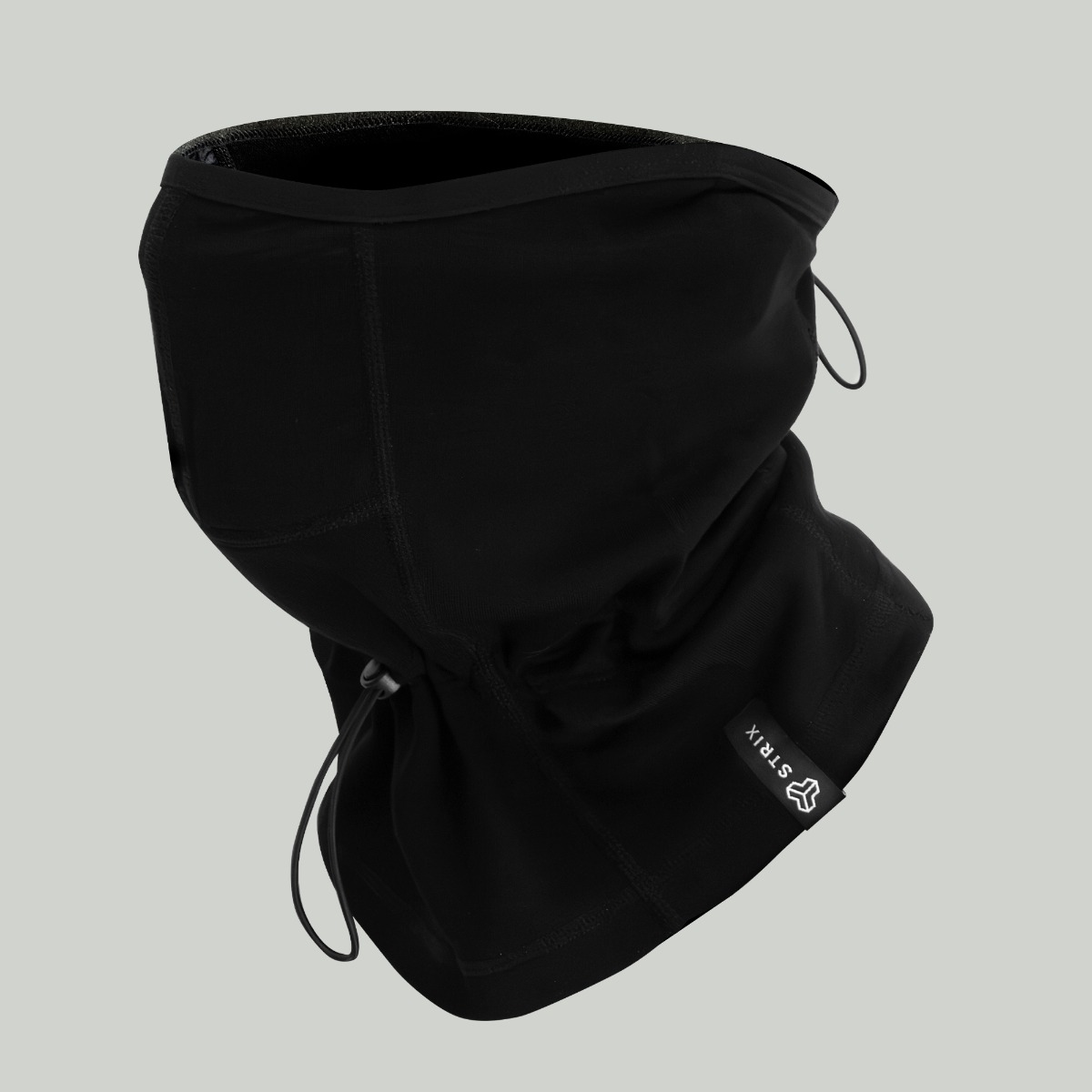 MERINO Neck Gaiter Black - STRIX