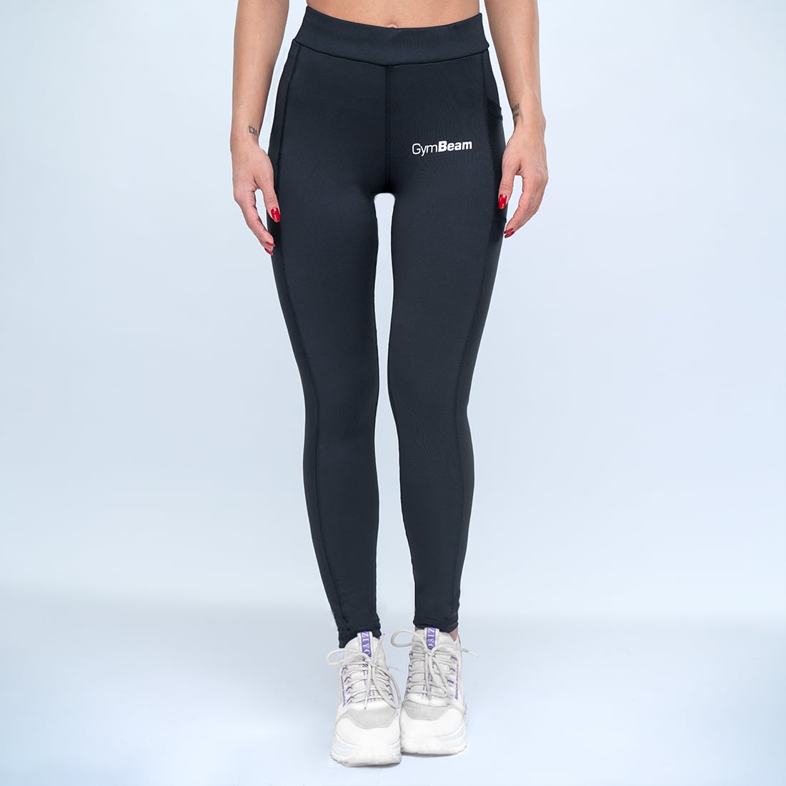 Women‘s Mesh Leggings Black GymBeam
